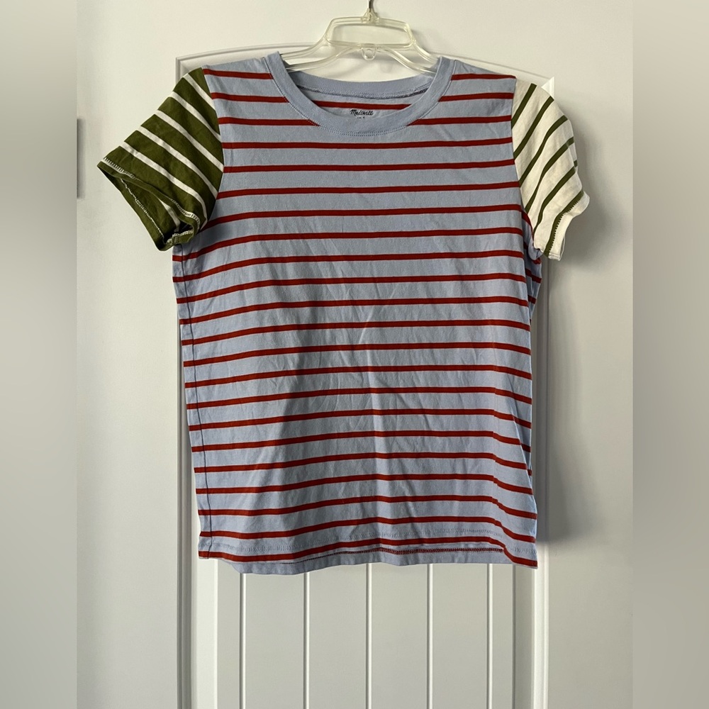 Madewell multi color t-shirt size small